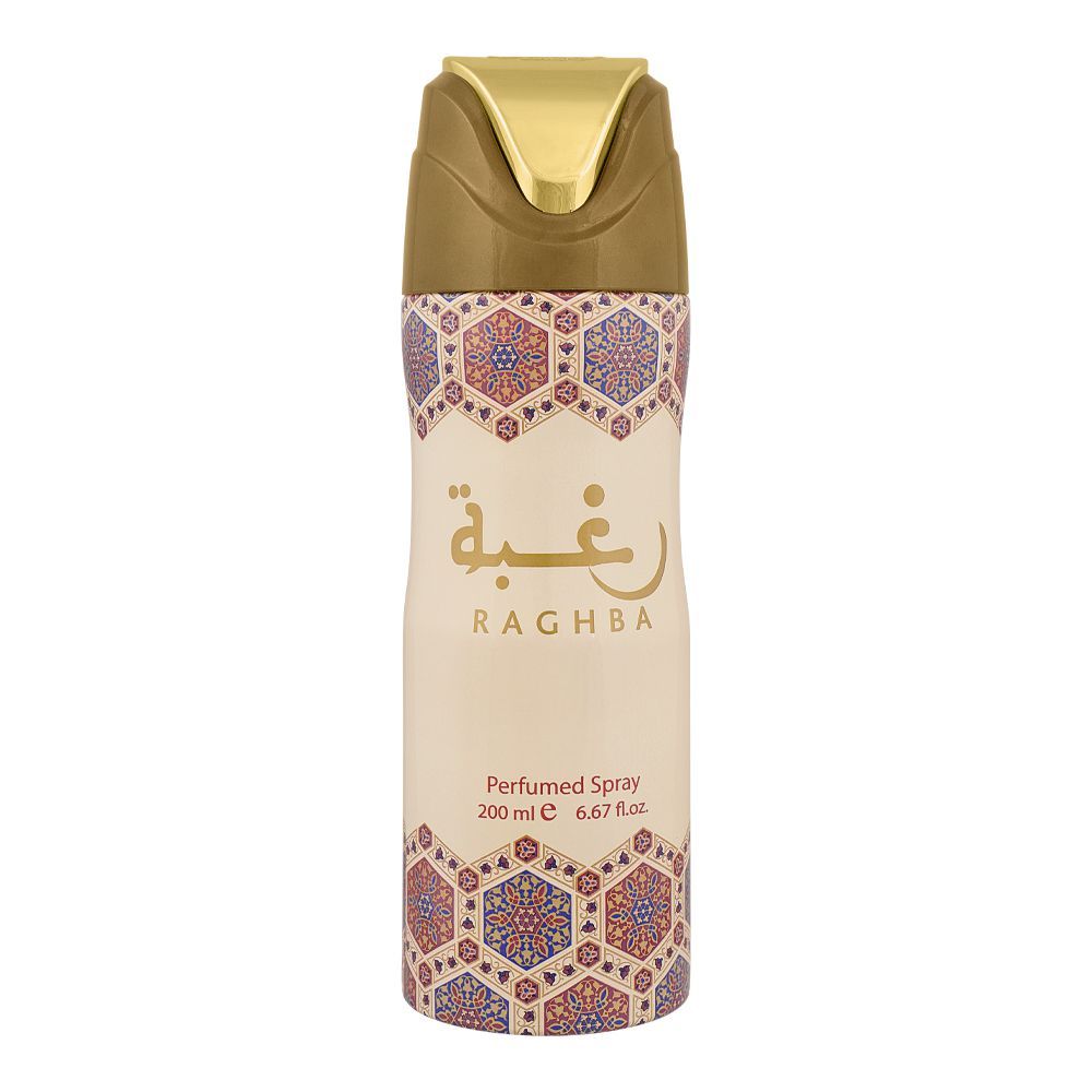 Lattafa Raghba Body Spray, For Men & Women, 200ml