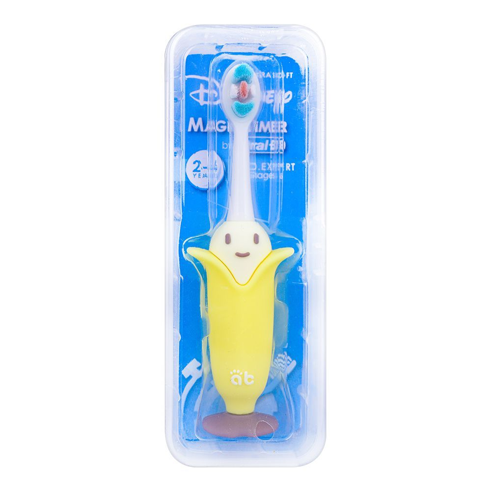 Oral-B Disney Magic Timer Extra Soft Toothbrush For Kids 2-4 Years, Yellow, 1-Pack