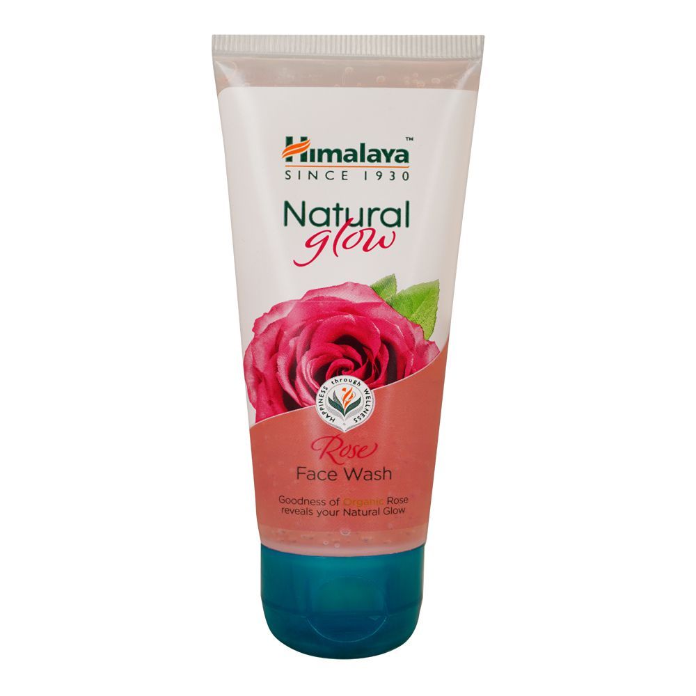 Himalaya Natural Glow Rose Face Wash, For All Skin Types, Reveals Your Natural Glow, Removes Impurities and Dullness, 50ML