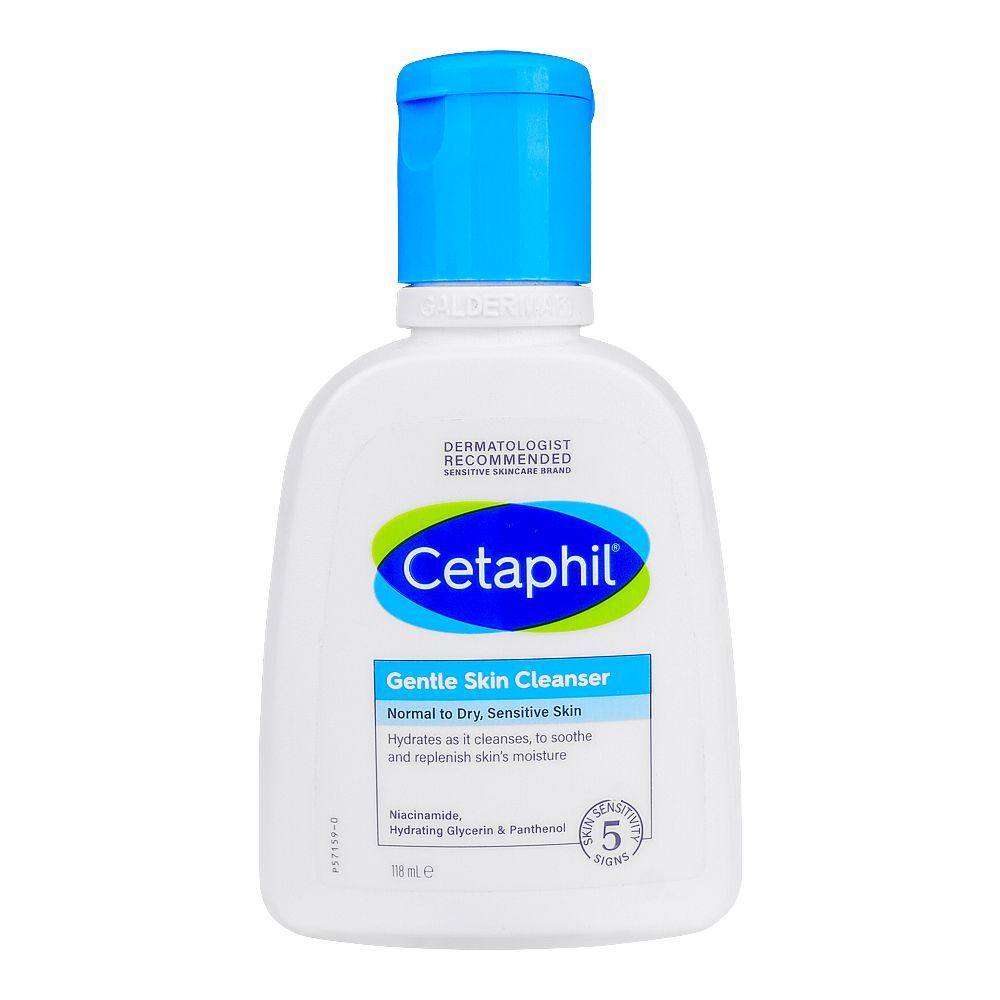 Cetaphil Gentle Skin Cleanser, Face Wash For Normal, Dry or Sensitive Skin, 118ml