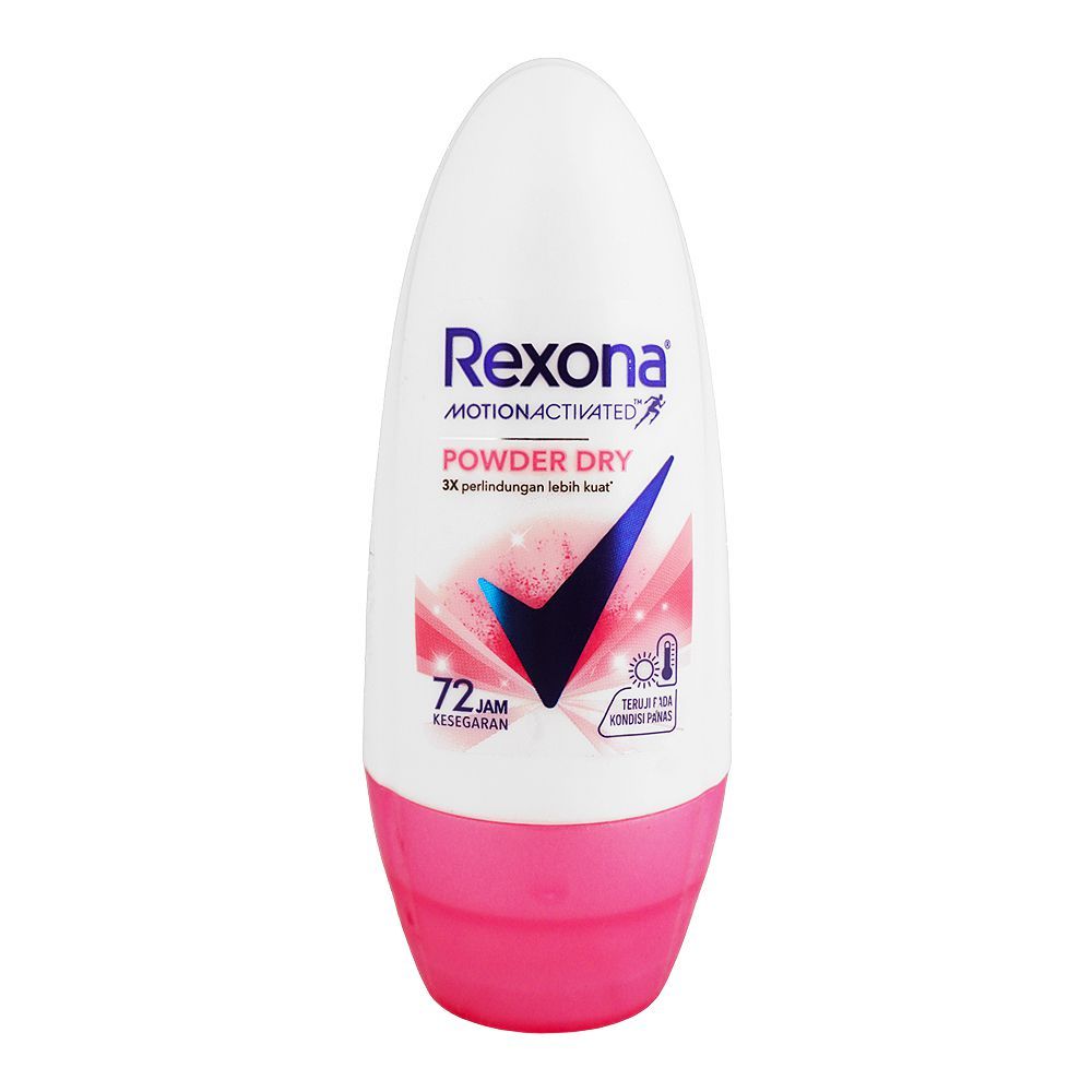 Rexona Motion Activated 72 Hours Powder Dry Roll On, For Women, 50ml