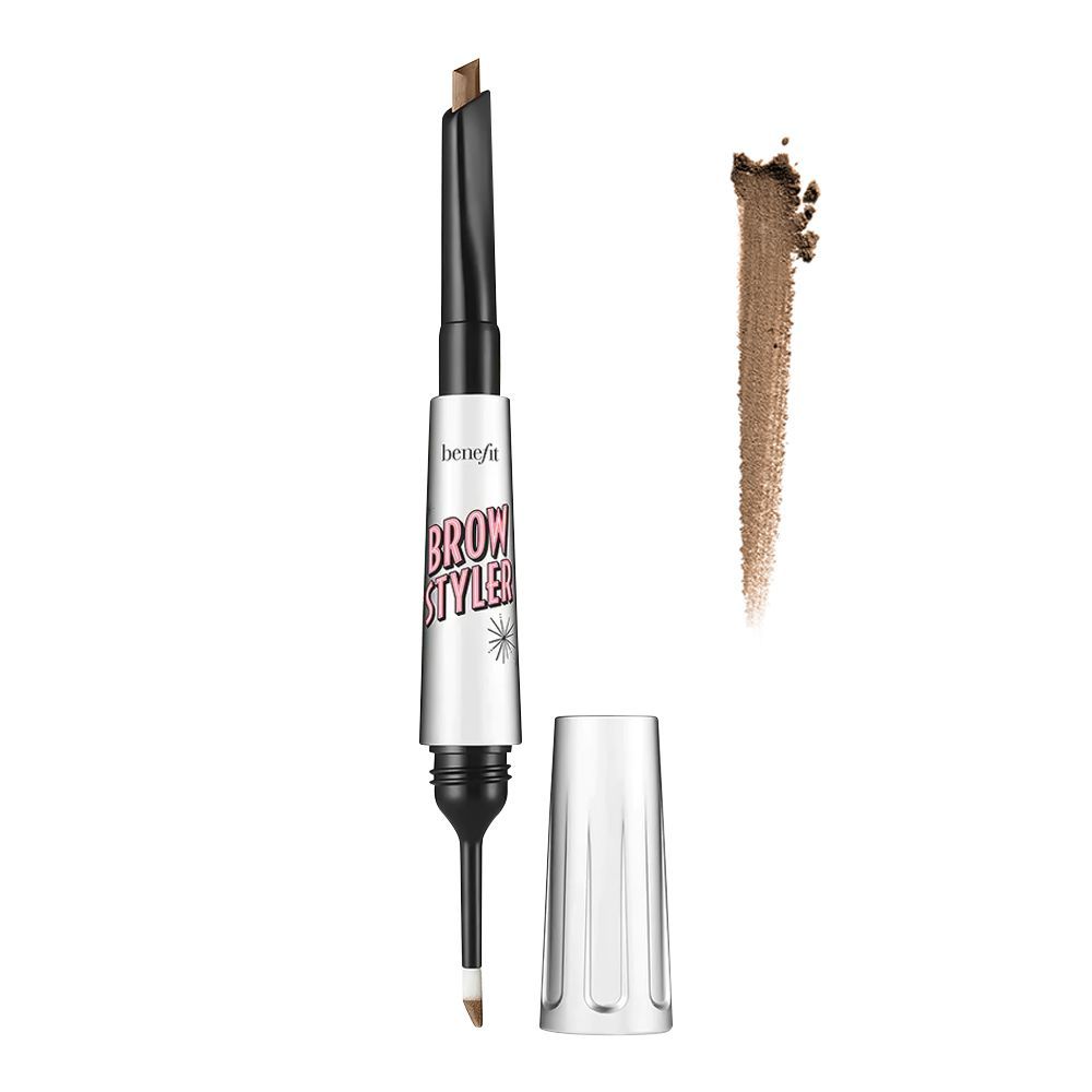 Benefit Brow Styler Multitasking Pencil & Powder, 3 Warm Light Brown