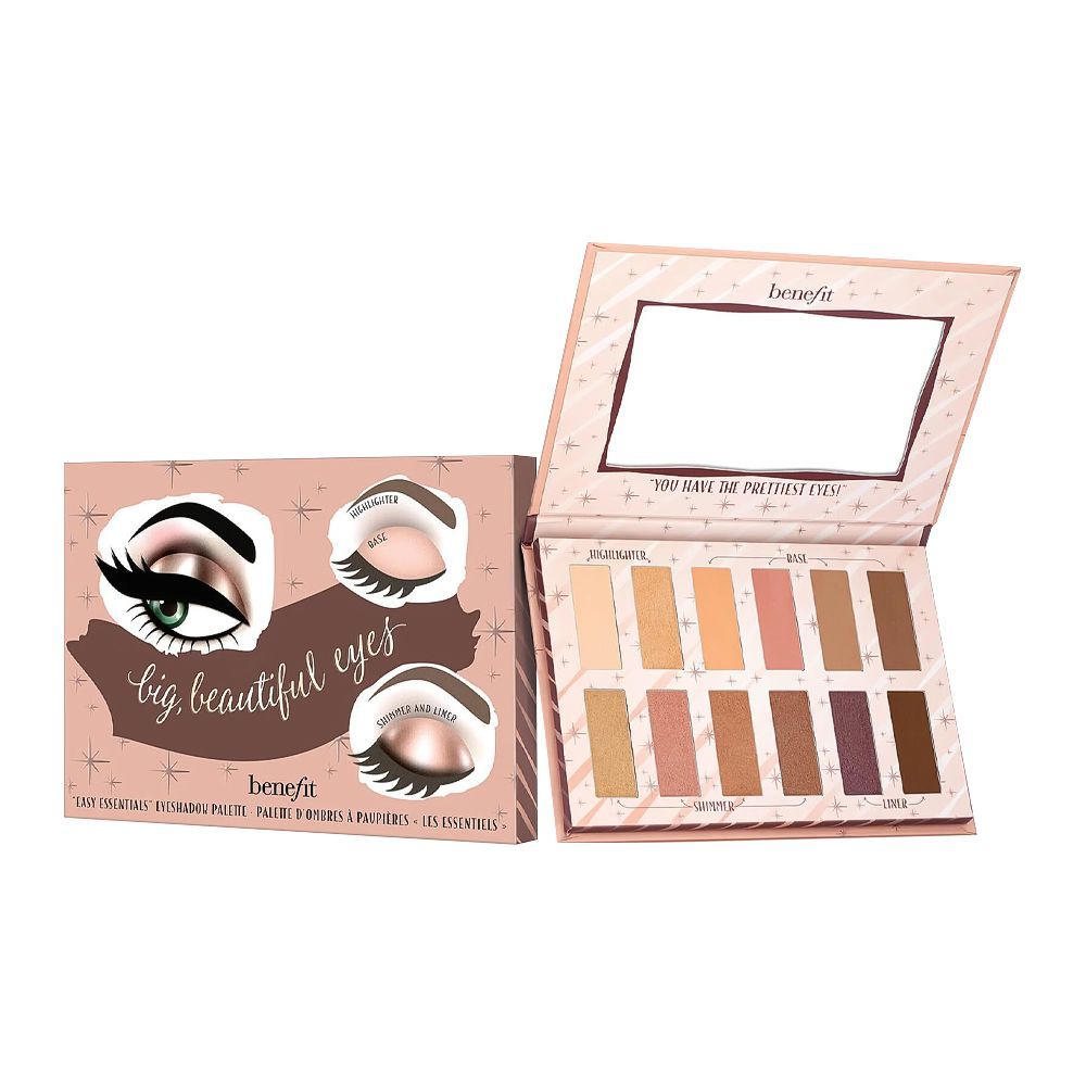 Benefit Big Beautiful Eyeshadow Palette, 12-Shades