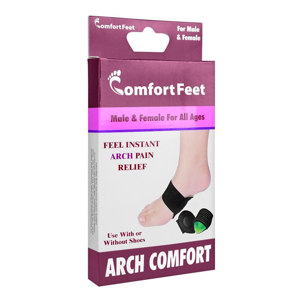 Comfort Feet Arch Support Cushion - Instant Pain Relief, For Flat Feet