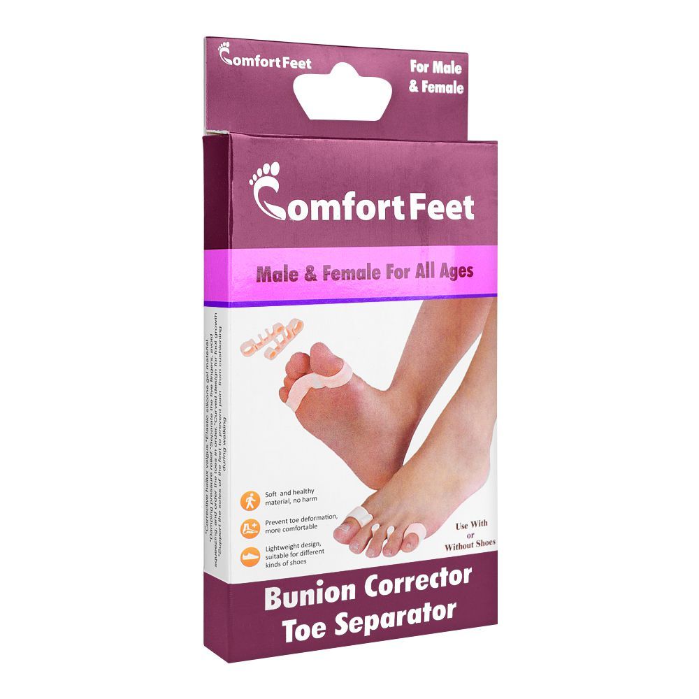 Comfort Feet Bunion Corrector & Toe Separator - Foot Pain Relief