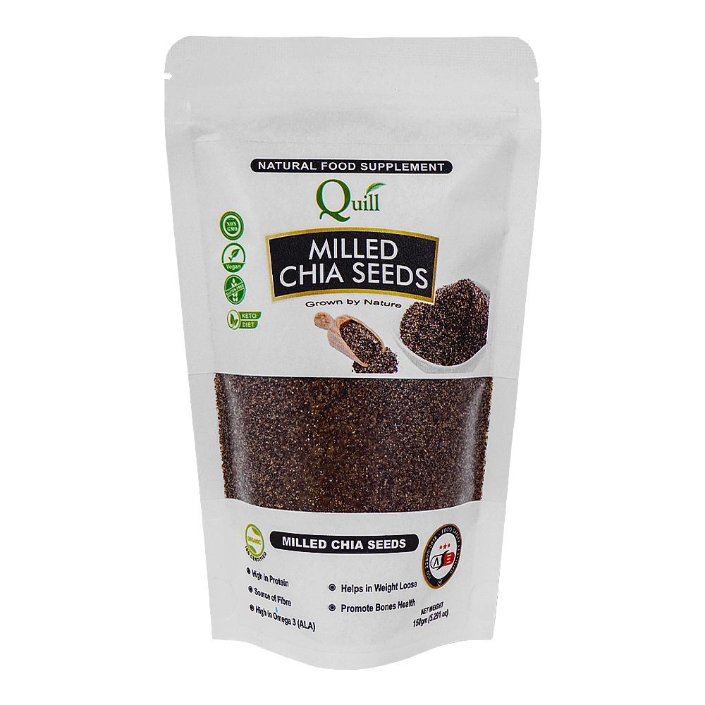 Quill Milled Chia Seeds, 150g