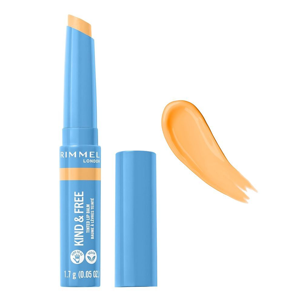 Rimmel London Kind & Free Tinted Lip Balm, Hydrating, Lightweight, 001 Air Storm, 1.7g