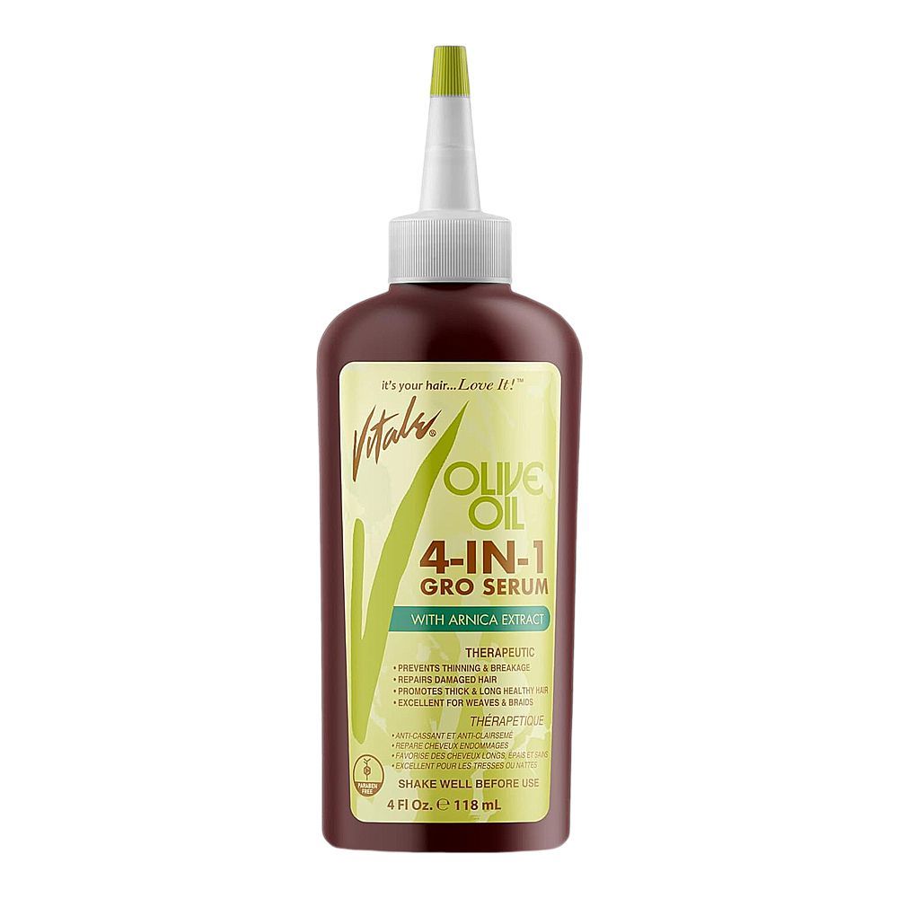 Vitale Olive Oil 4-In-1 Hair Growth Serum With Arnica, 118ml