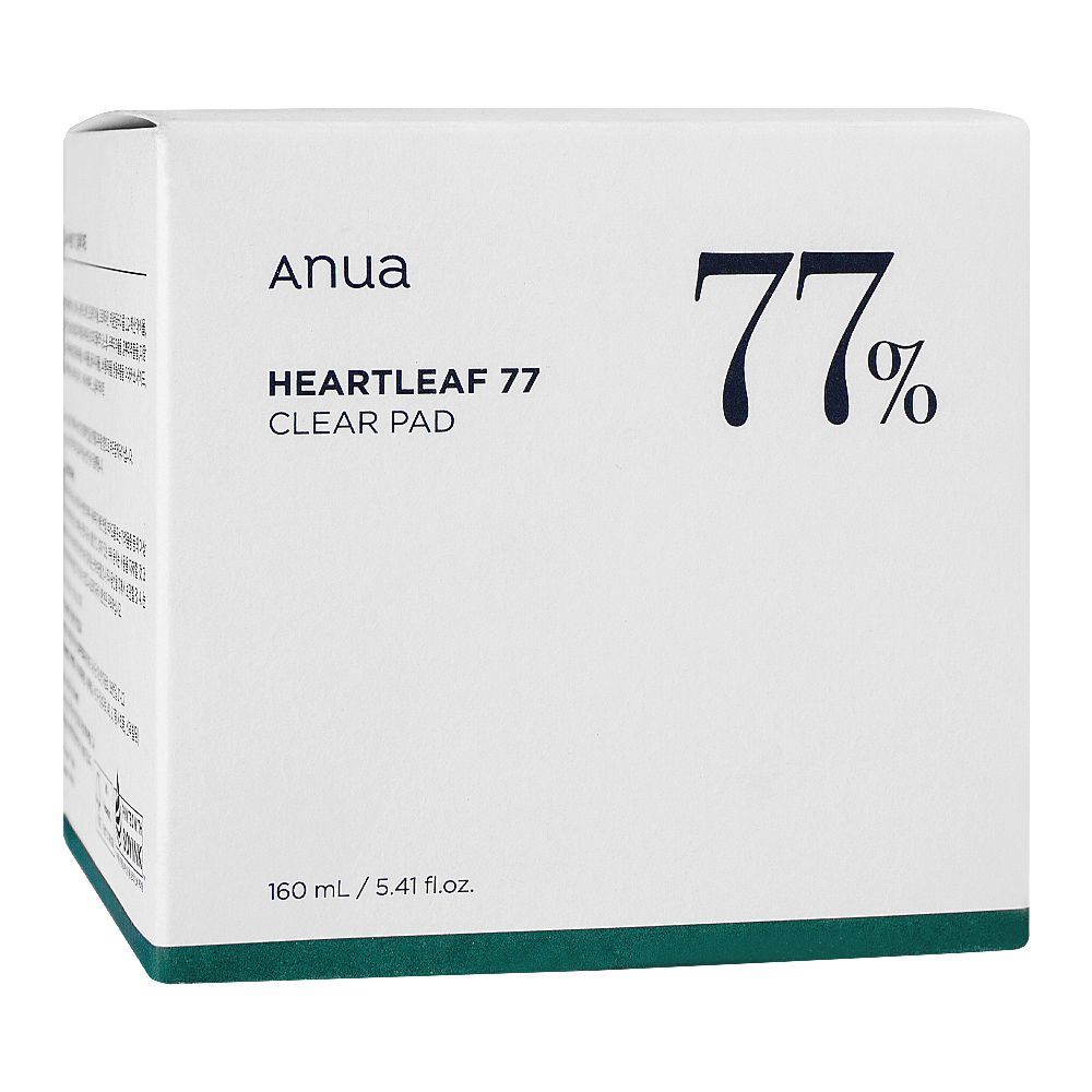 Anua Heartleaf 77 Toner Pad, Reduce Blackheads, Whiteheads, And Breakouts, Gentle Exfoliating Toner Pad, 70 Sheets