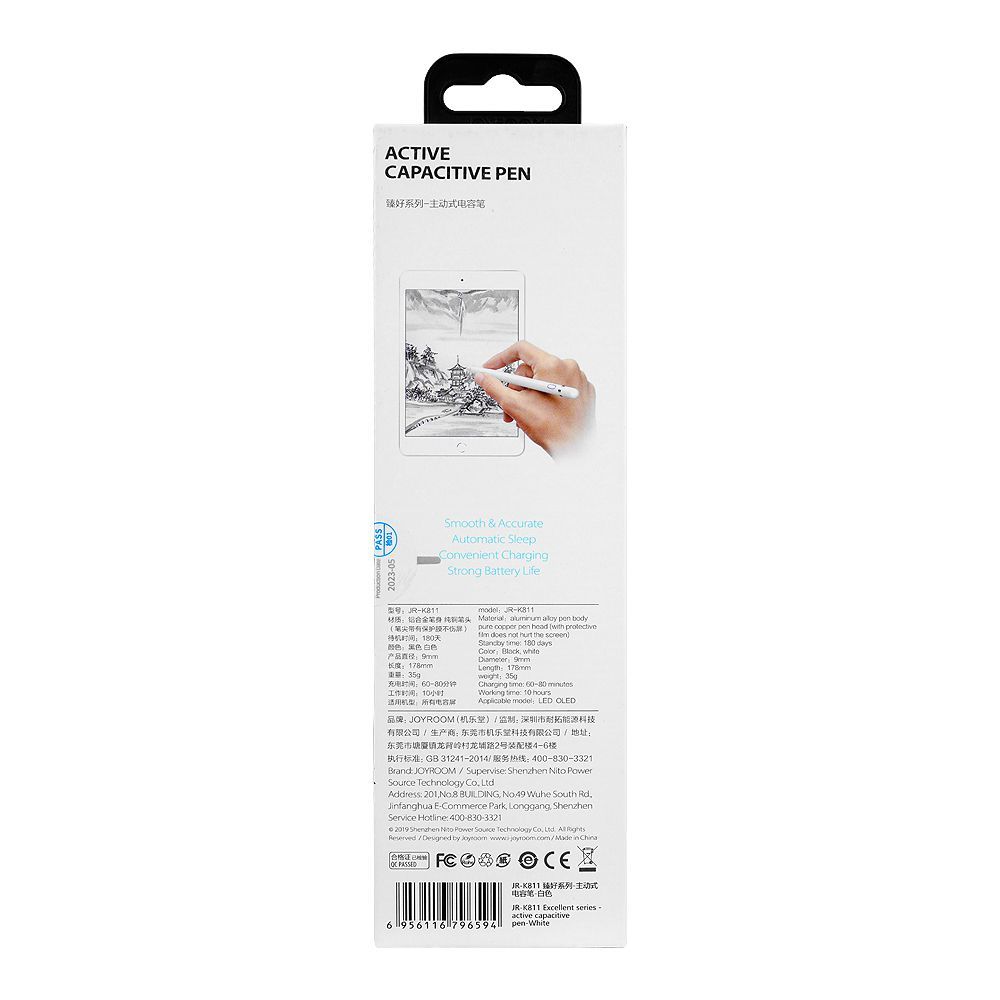 Order Joyroom Excellent Series Active Capacitive Pen, White, JR-K811 ...