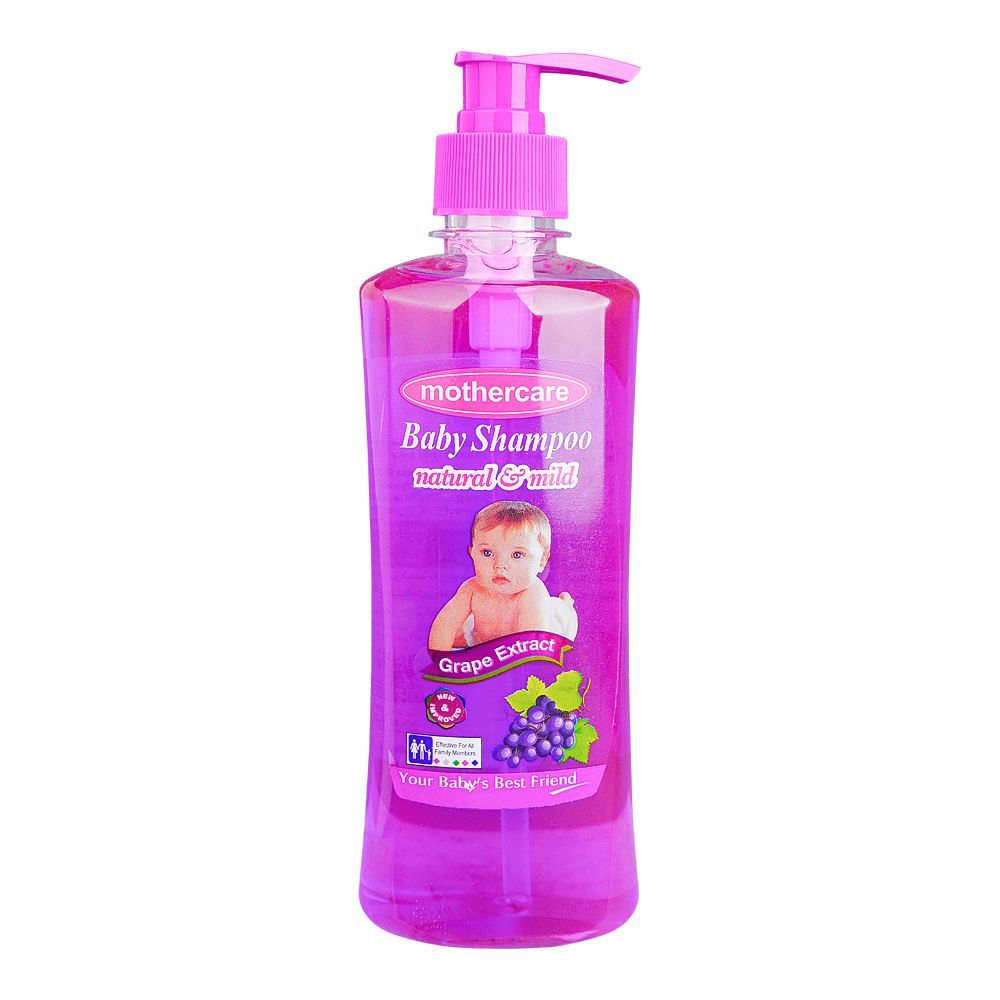 Mothercare Natural & Mild Grape Extract Baby Shampoo, 300ml