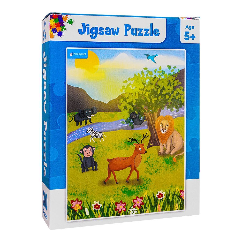 Jigsaw Puzzle 5+ Book, Age 5+, 30-Pieces