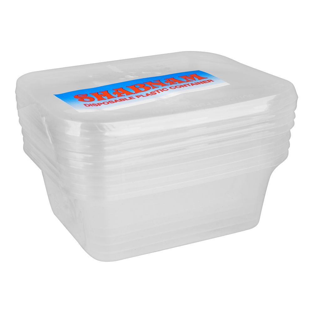 Disposable Plastic Container, 150ml Capacity