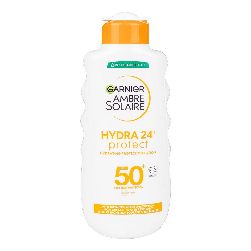 Garnier Ambre Solaire Hydra 24H Protect Hydrating Protection Lotion, SPF-50+, UVA & UVB, 200ml