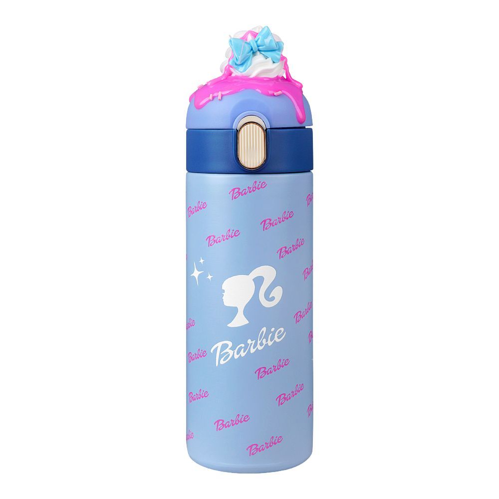 Unicorn Theme Plastic Water Bottle, Leakproof Ideal for Office, School & Outdoor, Sky Blue, SH261