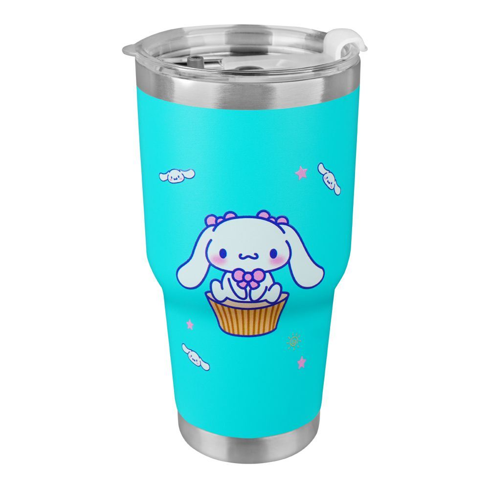 Cinnamoroll Stainless Steel Tumbler Water Bottle, Travel Mug, Sea Green, NO125