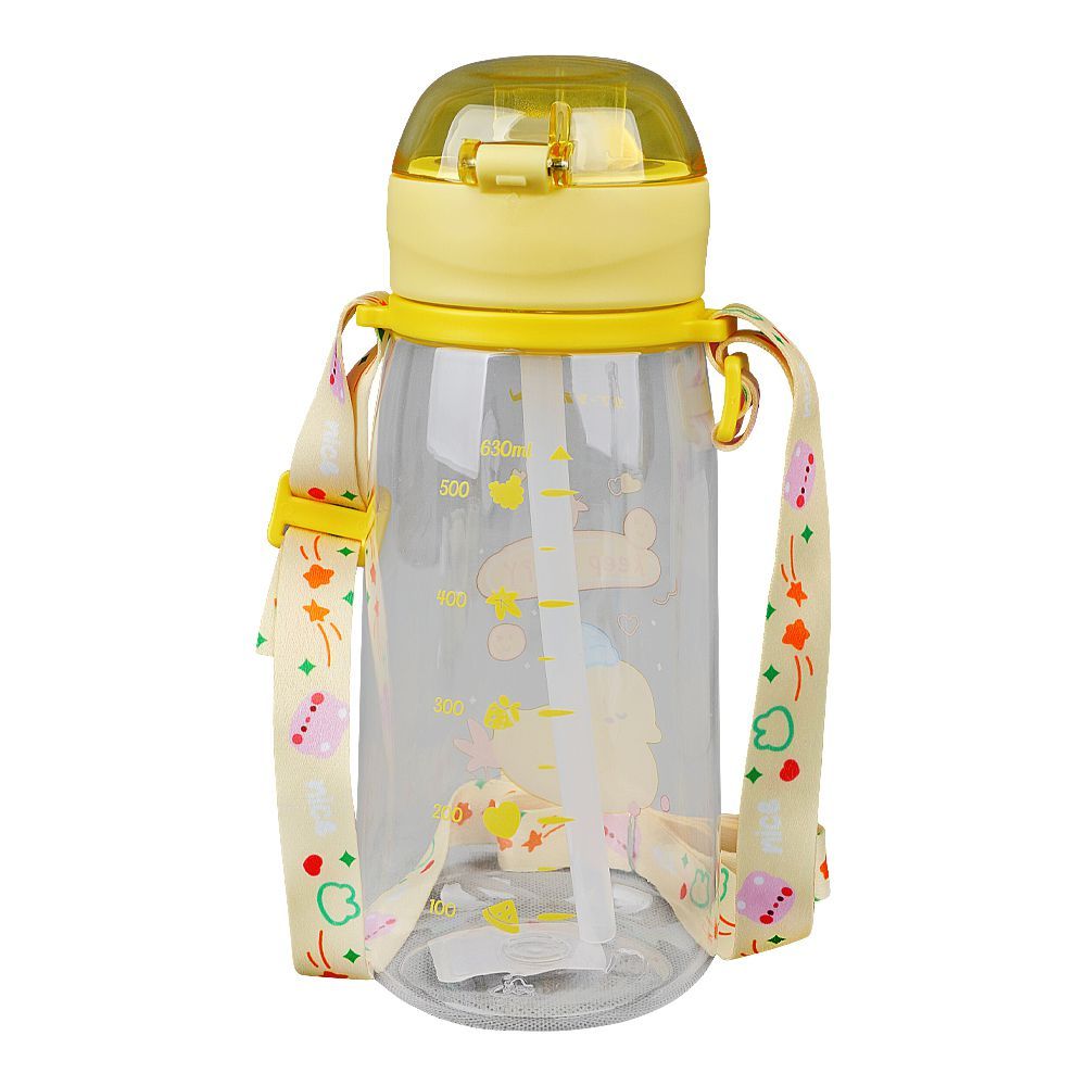 Purchase Duck Theme Plastic Water Bottle With Strap, 630ml Capacity ...