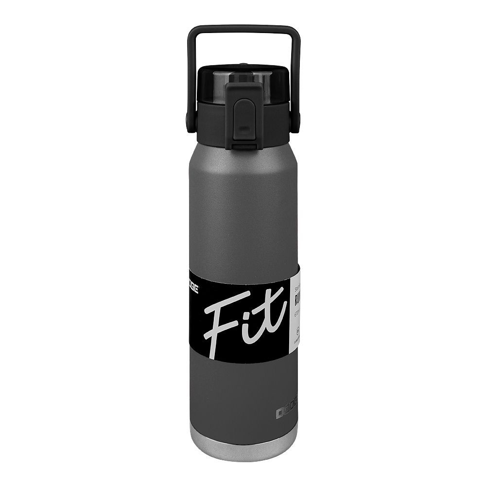 Dodge Stainless Steel Water Bottle, 670ml Capacity, Grey