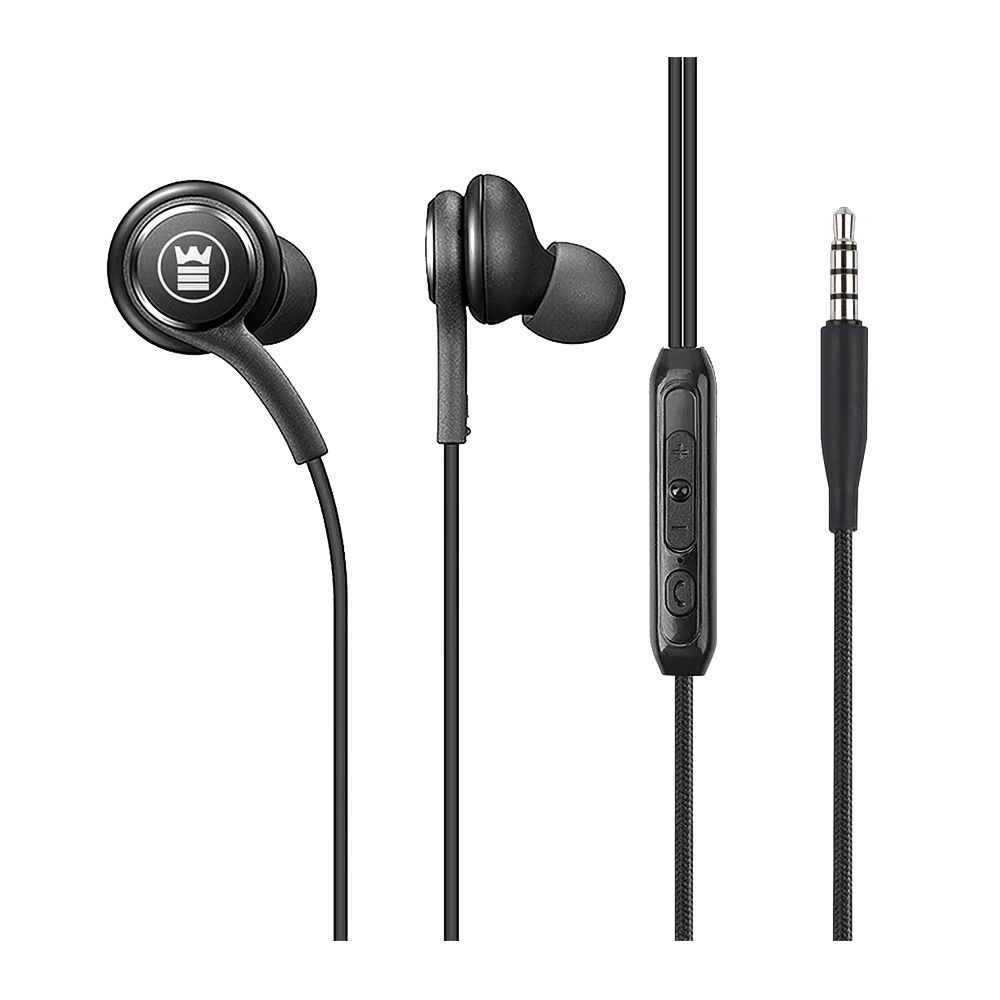 West Point Precision Audio 3.5mm Earphones  Black  WP-401