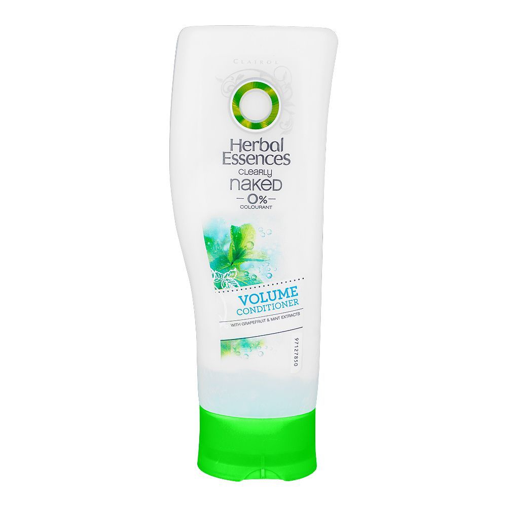 Herbal Essences Clearly Naked 0% Colorant Grapefruit & Mint Volume Conditioner, 400ml 
