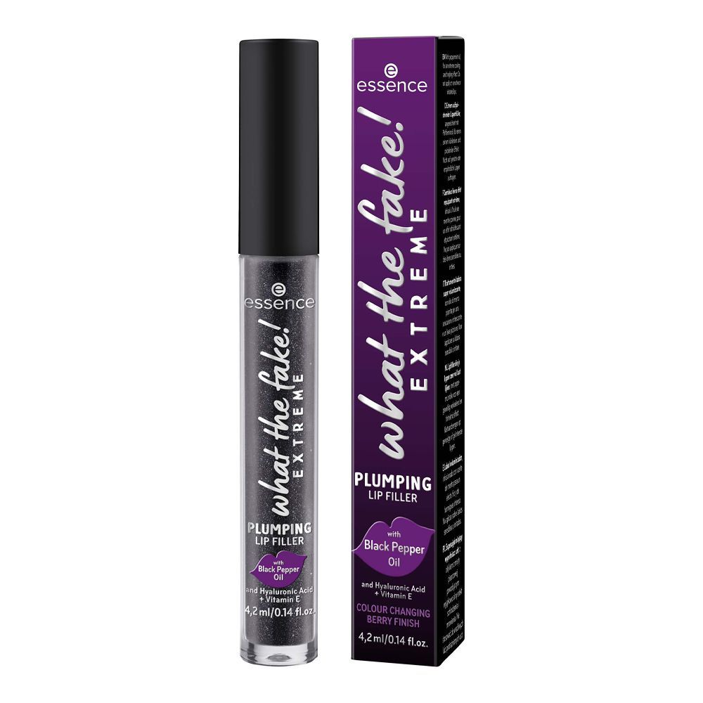Essence What The Fake Extreme Plumping Lip Filler With Black Pepper Oil, Hyaluronic acid & Vitamin E, 4.2ml, 03 Pepper Me Up