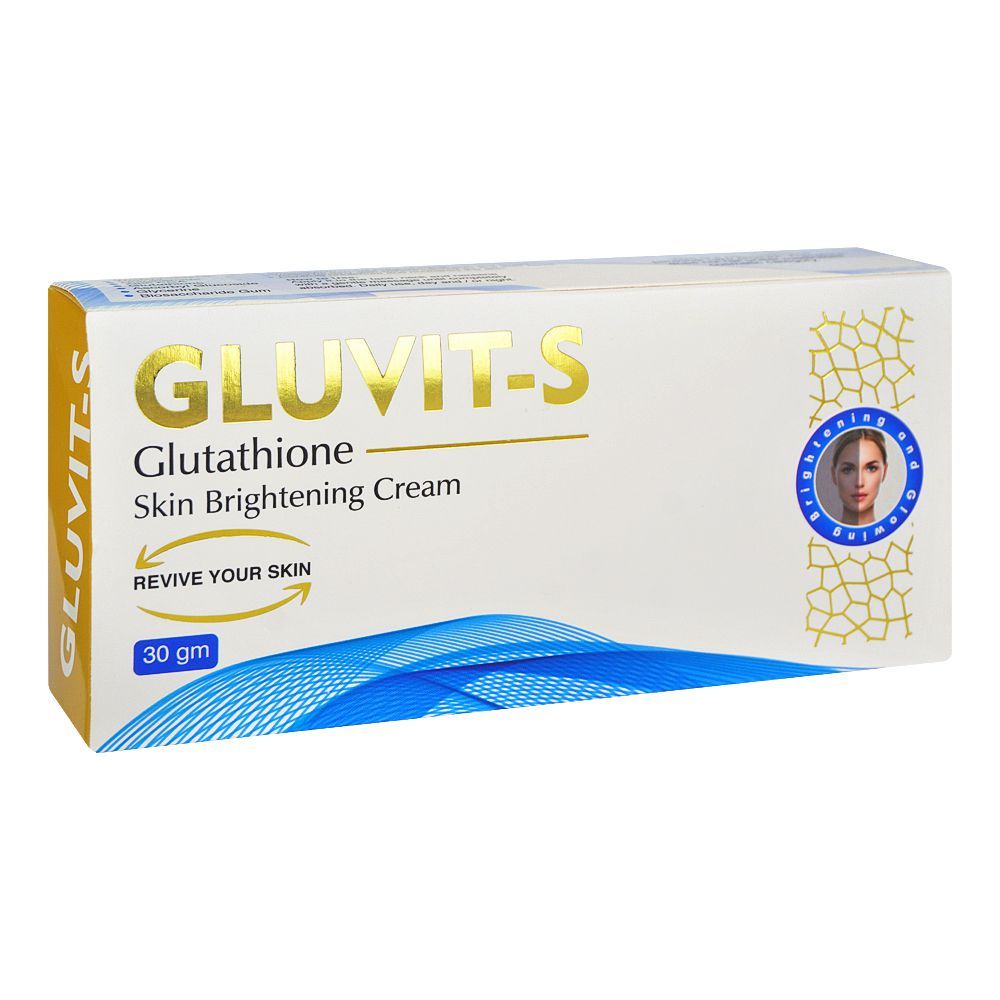 Gluvit's Glutathione Skin Brightening Cream With Retinol & Niacinamide, Revive Your Skin, 30gm