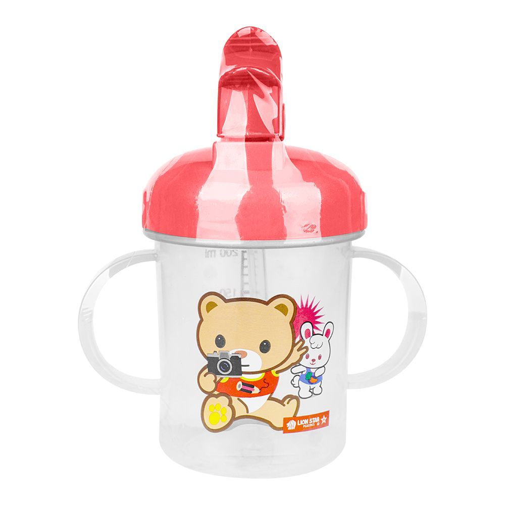 Lion Star Plastic Solo Mug, 250ml Capacity, Pink, GL-65