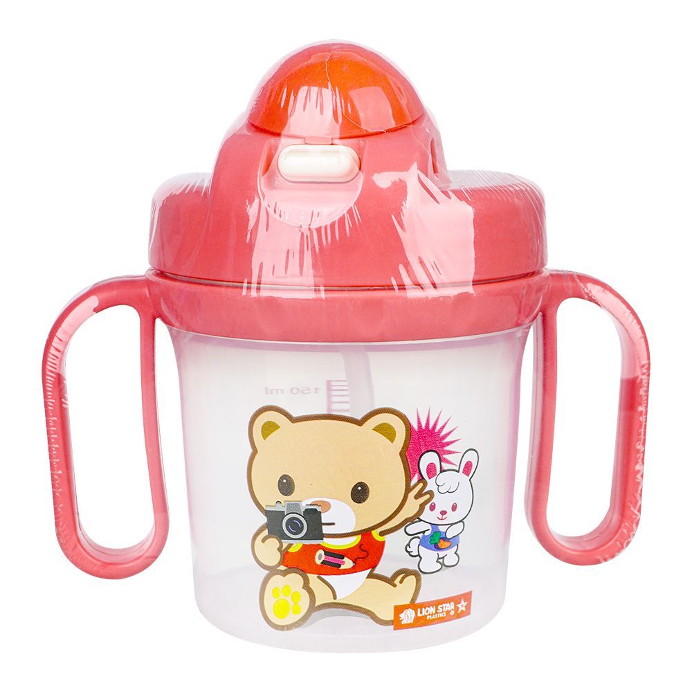 Lion Star Plastic Tora Mug, 300ml Capacity, Pink, GL-76