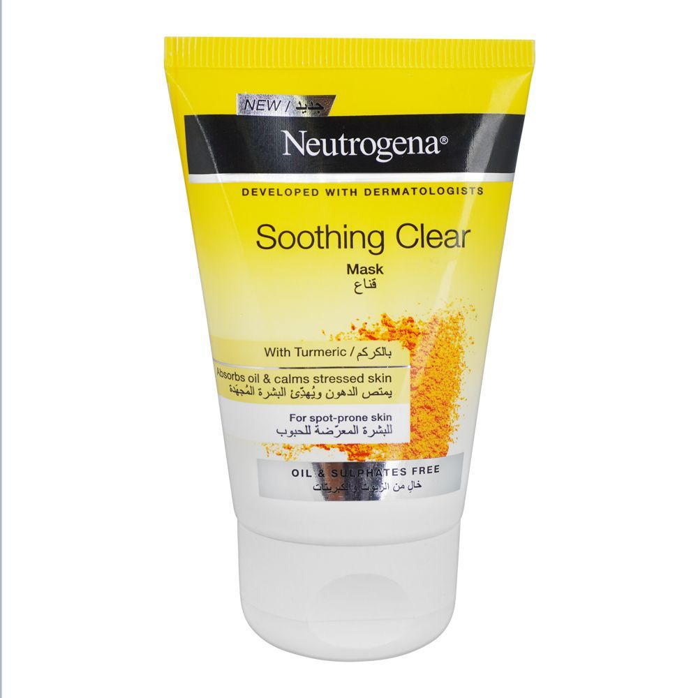 Neutrogena Soothing Clear Turmeric Mask, Oils & Sulphates Free, 50ml