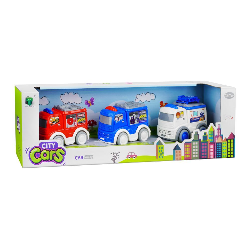 City Car, 3-Pack, Improve Imagination, For +18 Months, 2636-3