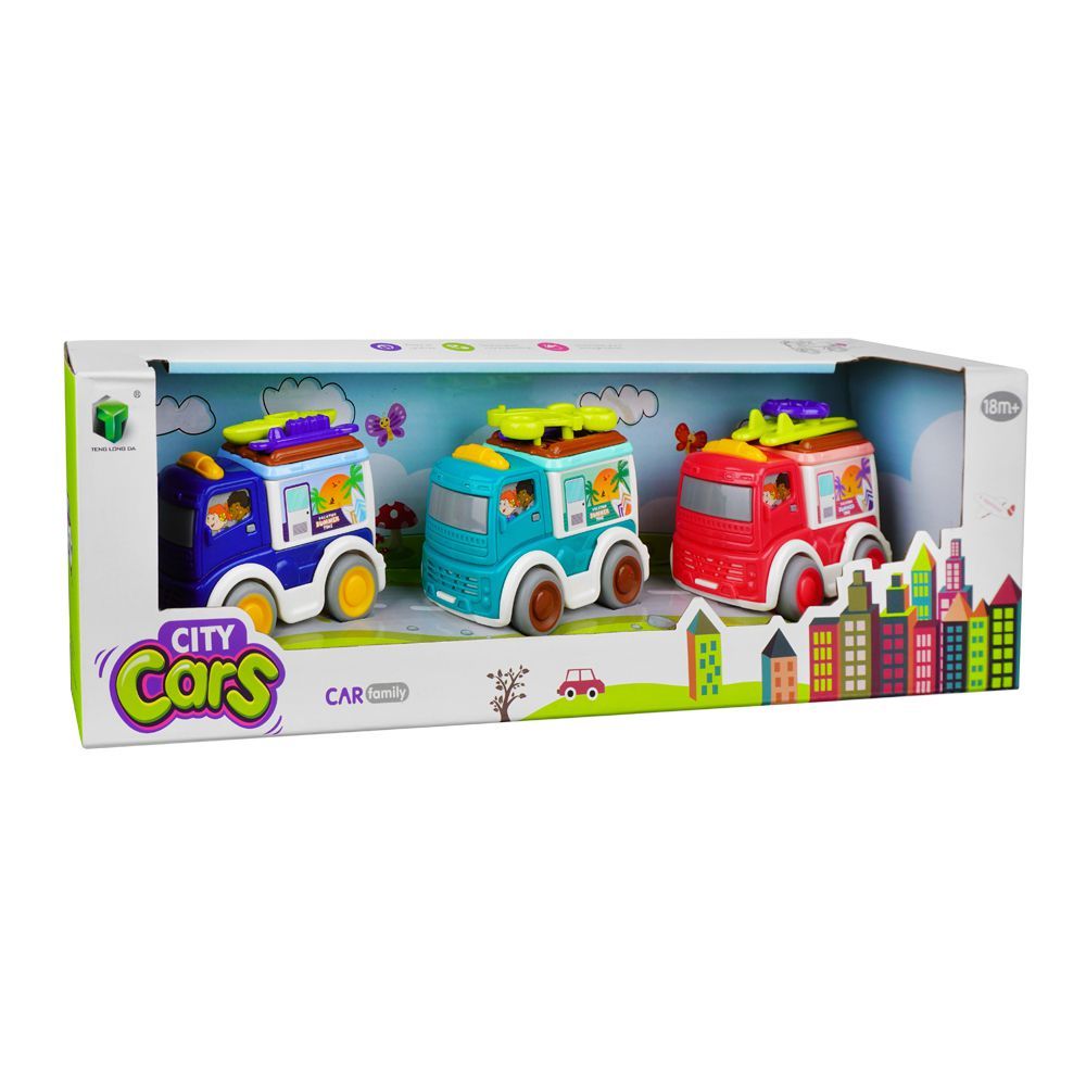 City Car, 3-Pack, Improve Imagination, For +18 Months, 2635-3