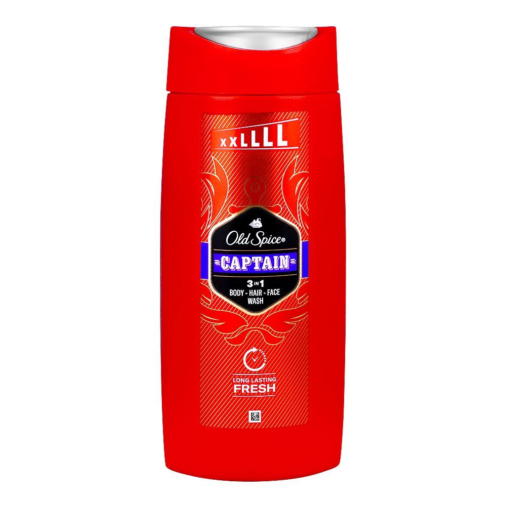 Old Spice Captain 3in1 Body-Hair-Face Wash, 675ml