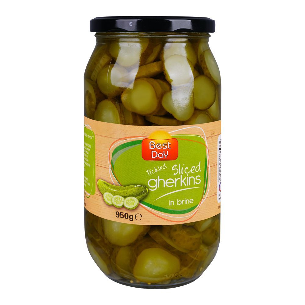 Best Day Sliced Gherkins Pickled, 950g