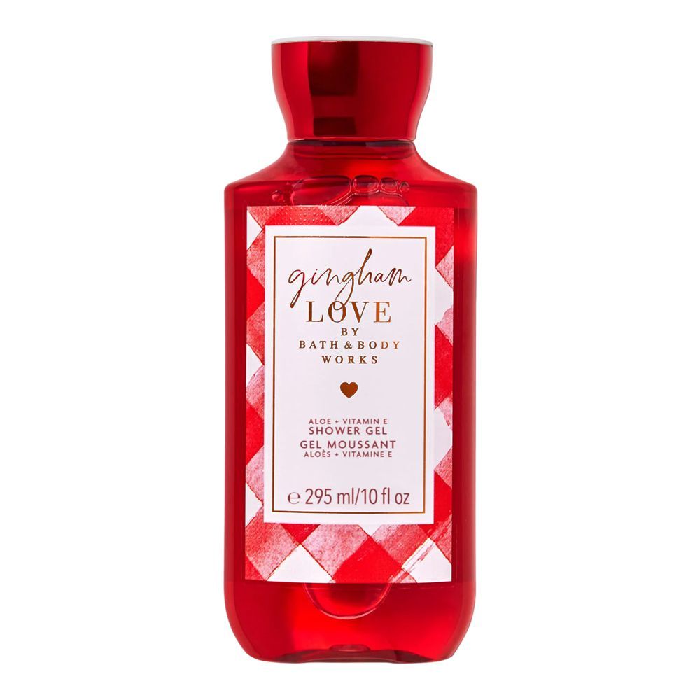 Bath & Body Works Gingham Love Aloe+Vitamin E Shower Gel, 295ml