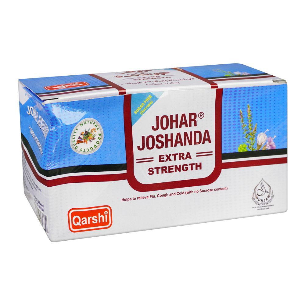 Qarshi Johar Joshanda With No Sucrose Content, Sugar Free, Relieve Flu, Cough and Cold