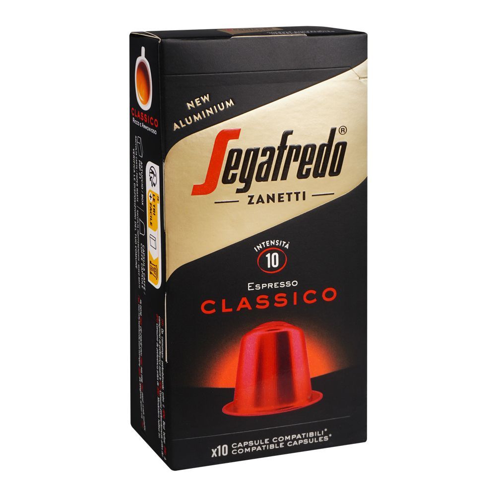 Segafredo Zanetti Espresso Classico, Compatible Capsules For Nespresso, 51g