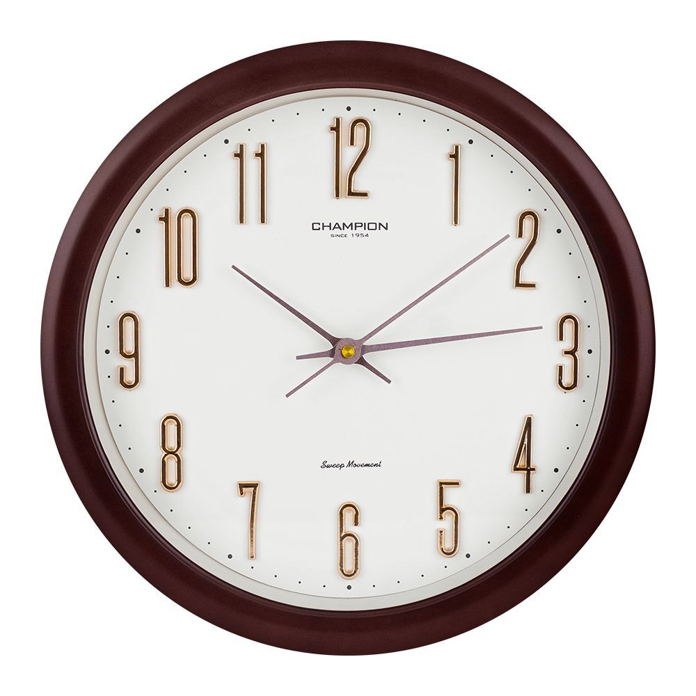 Champion Wall Clock for Home, Office, Kitchen, Bedroom & Living Room Décor, Blue, CCB-7765