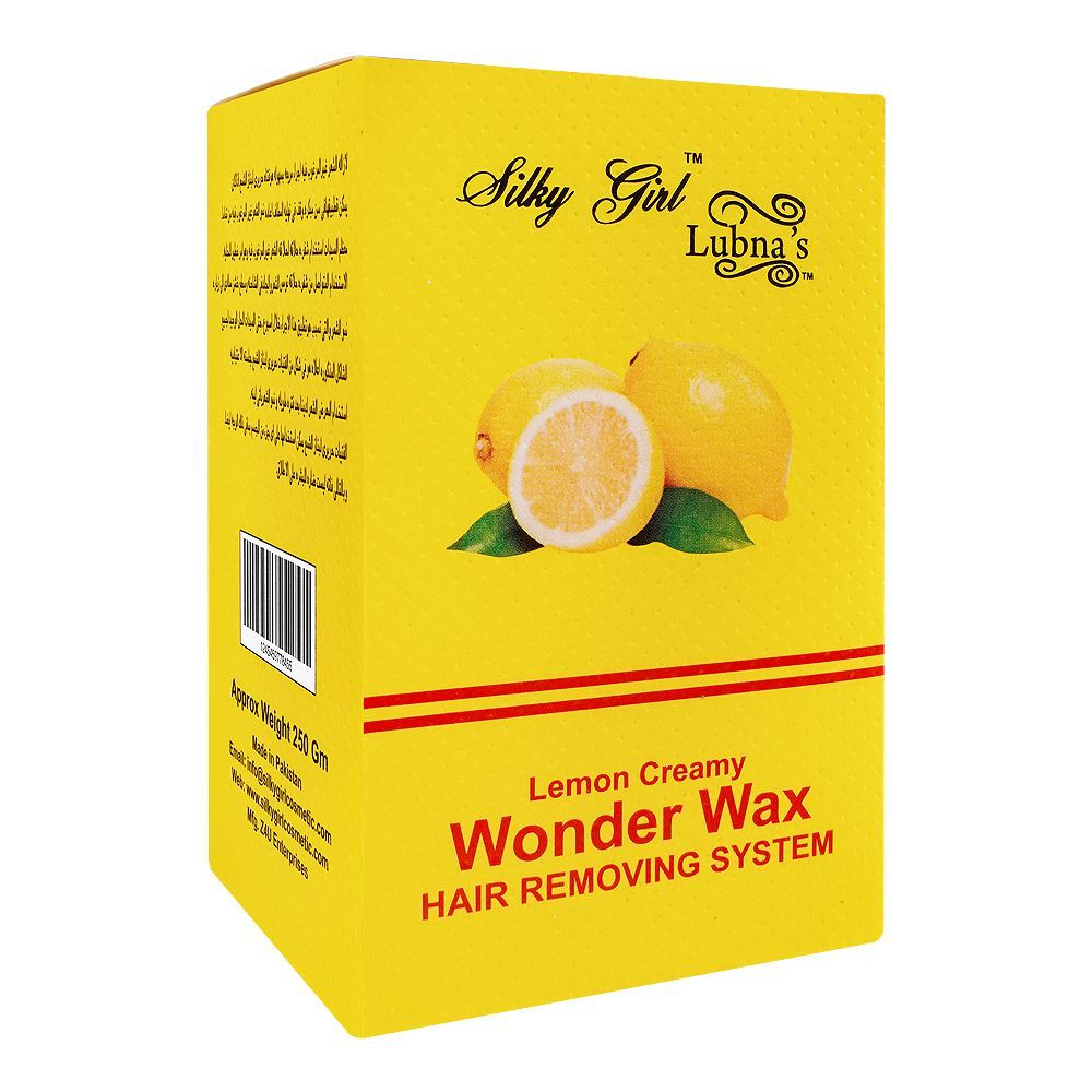 Silky Girl Lemon Creamy Hair Removing Wax, 250g