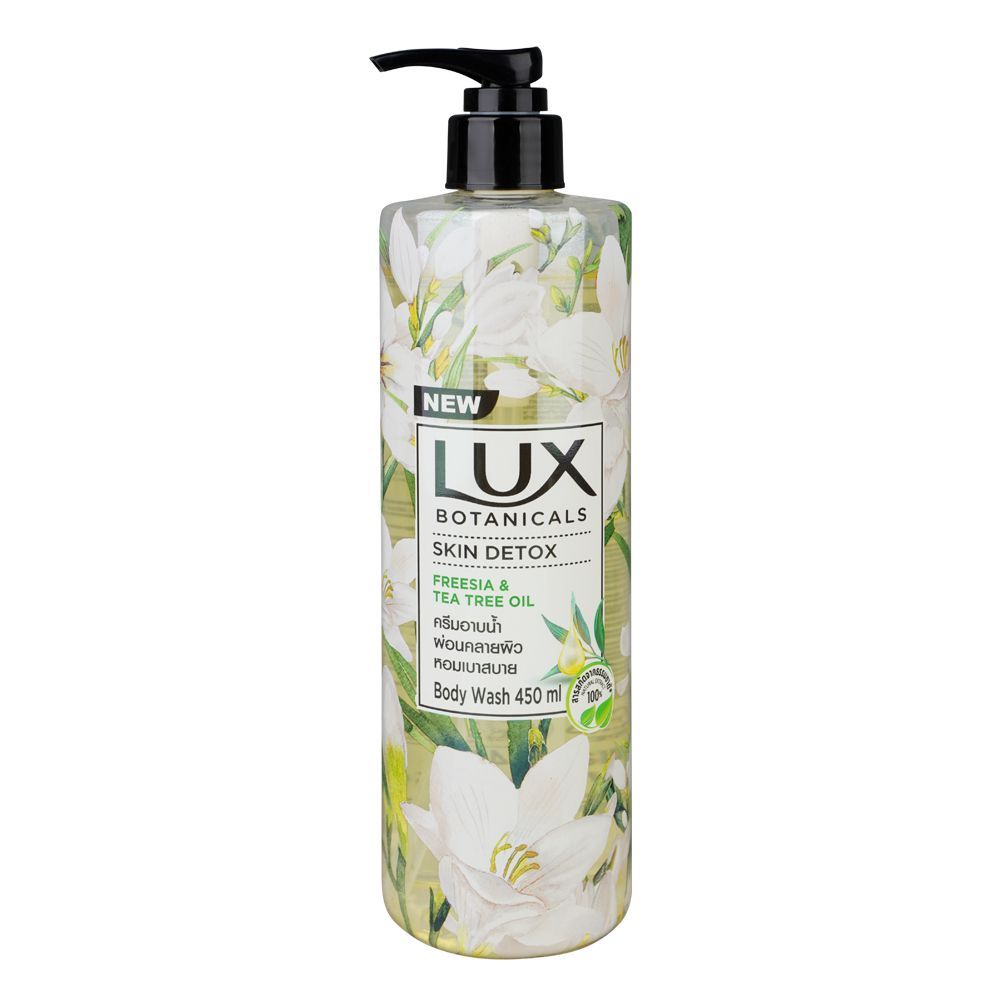 Lux Botanicals Skin Detox Freesia & Tea Tree Oil Body Wash, 450ml