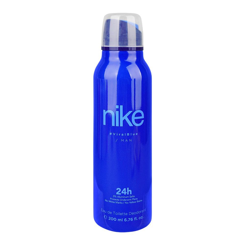 Nike Viral Blue Deodorant Spray, Eau de Toilette, 24 Hours Lasting, For Men's, 200ml