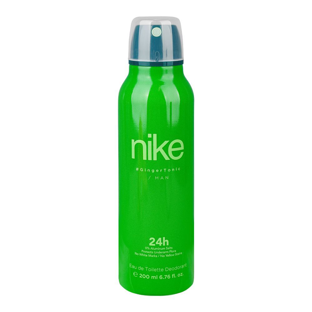 Nike Ginger Tonic Deodorant Spray, Eau de Toilette, 24 Hours Lasting, For Men's, 200ml