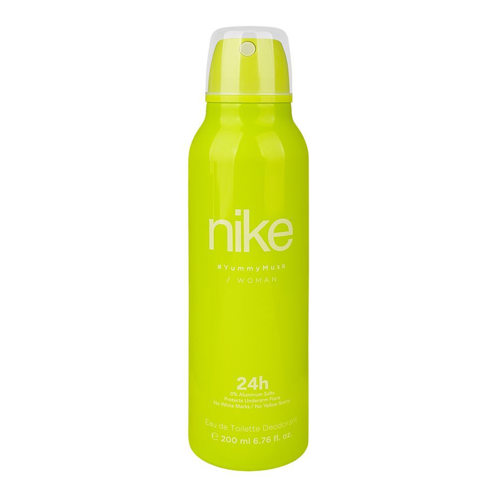 Nike Yummy Musk Deodorant Spray, Eau de Toilette, 24 Hours Lasting, For Women's, 200ml