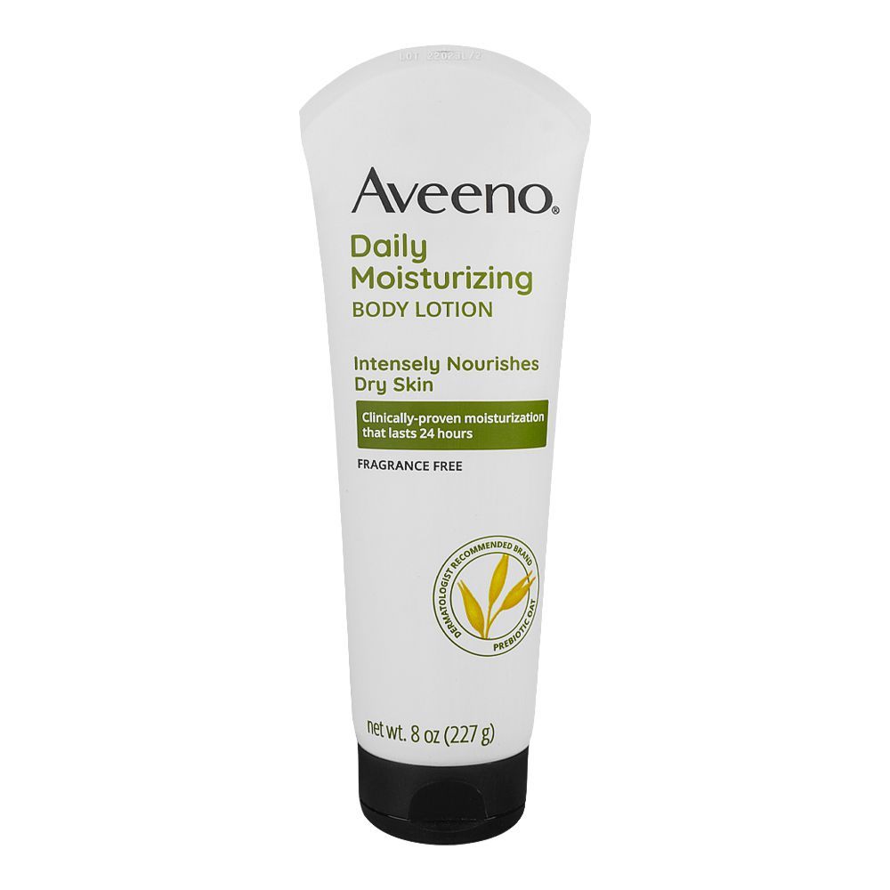 Aveeno Daily Moisturizing Lotion, Fragrance-Free, 227g