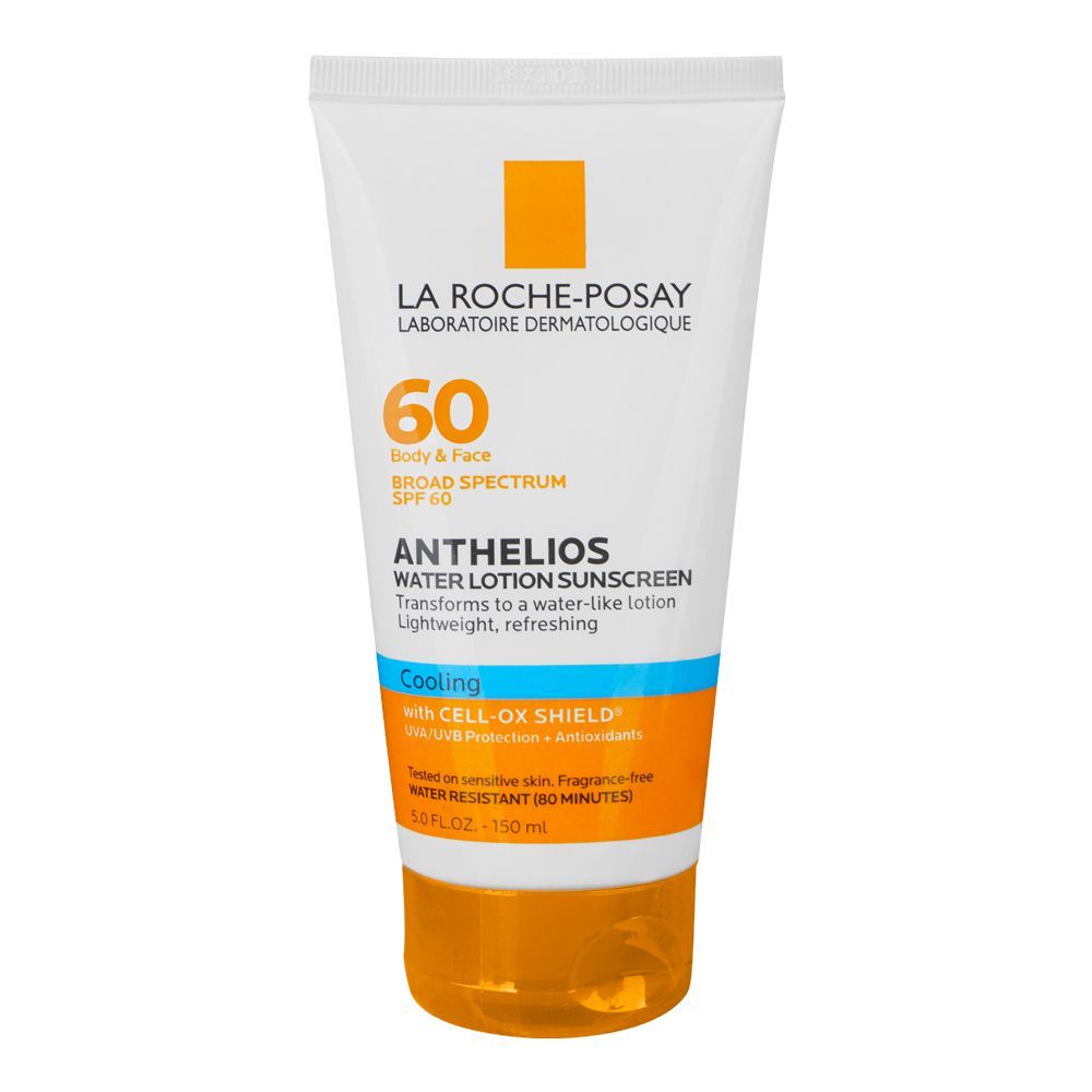 La Roche-Posay Anthelios Cooling Body & Face Water Lotion Sunscreen, SPF-60, 150ml