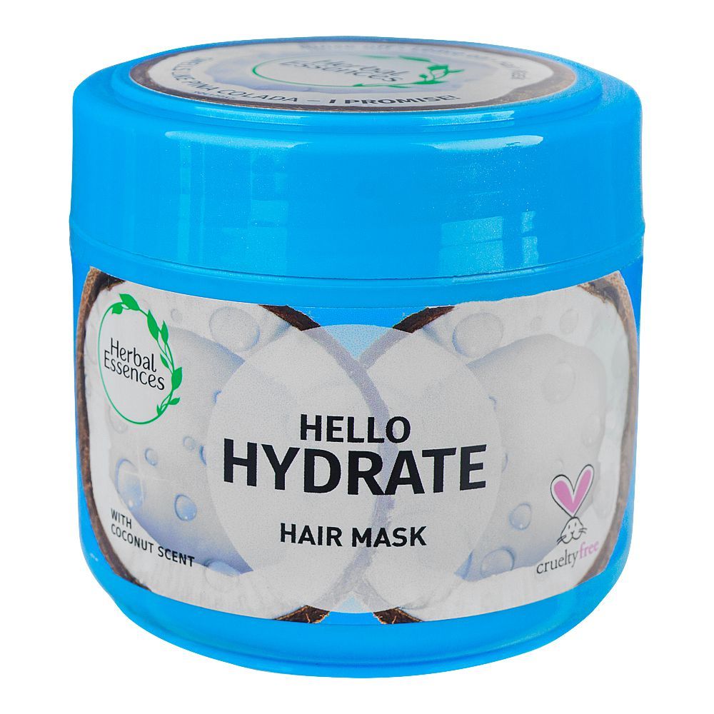 Herbal Essence Hello Hydrate Hair Mask With Coconut Scent, Cruelty Free, 300ml