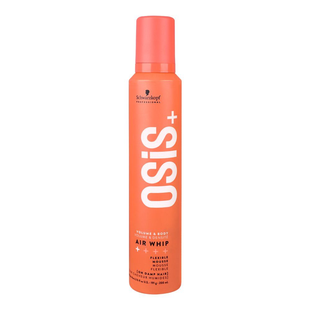 Schwarzkopf Professional Osis+ Air Whip Flexible Hair Mousse, 200ml