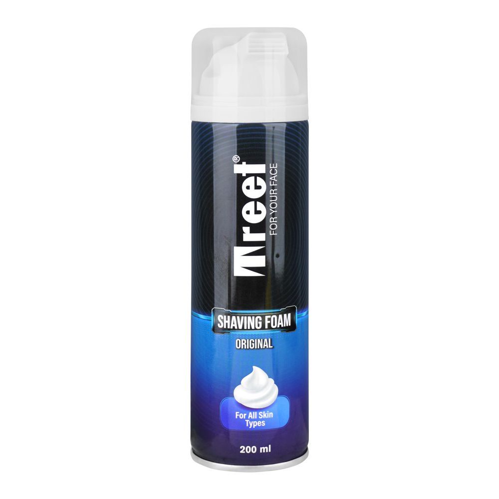 Treet Original Shaving Foam, For All Skin Types, 200ml