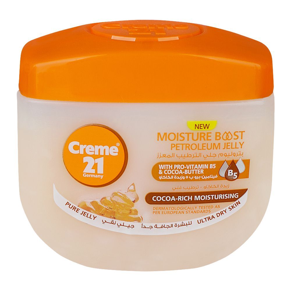 Creme 21 Moisture Cocoa-Rich Moisturizing Petroleum Jelly, 100ml