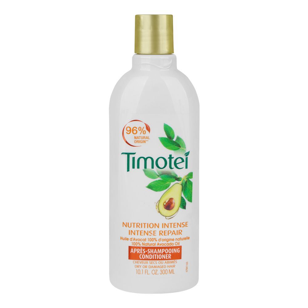 Timotei Nutrition Intense Repair Apres Shampooing Conditioner With Avocado Oil, For Dry and Damaged Hair, 300ml