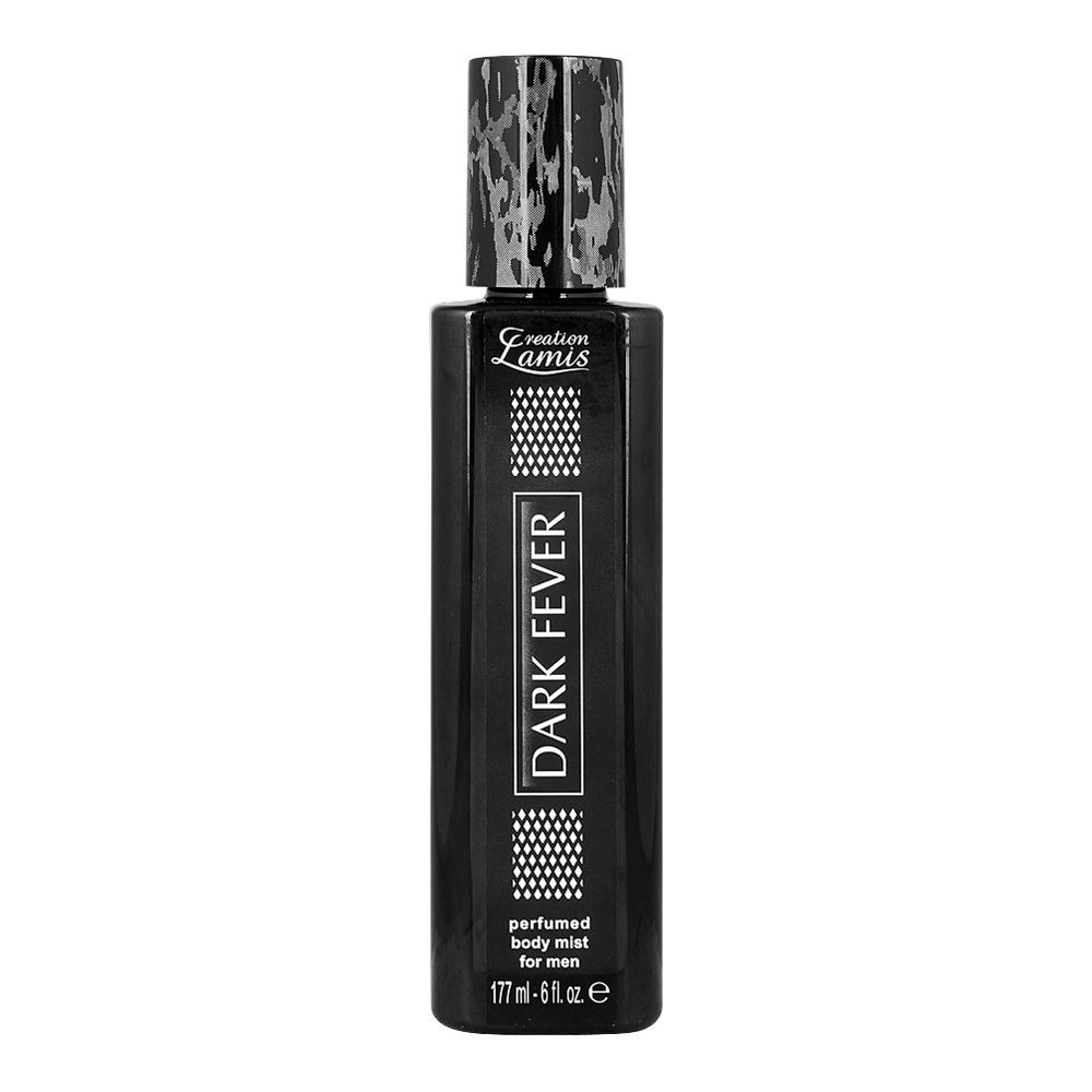 Lamis Creation Dark Fever Perfumed Body Mist, For Men's, 177ml